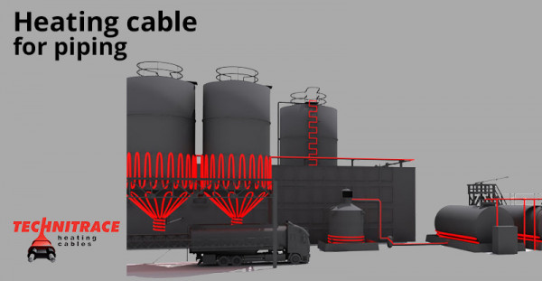 Heating cable for piping – TECHNITRACE