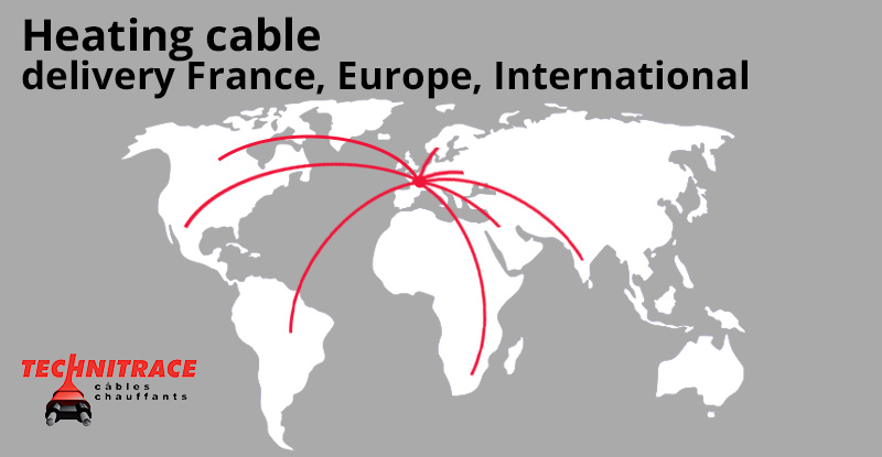 Heating cable – Deliverey France Europe International – TECHNITRACE